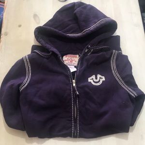 True Religion Zip Up Sweatshirt